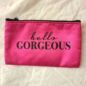 hello gorgeous zip pouch